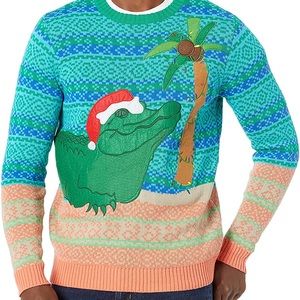 Blizzard Bay Men’s Holiday Gator Ugly Christmas Sweater
